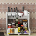 Spice Rack Shelves 2-tier Standing Pantry Shelf